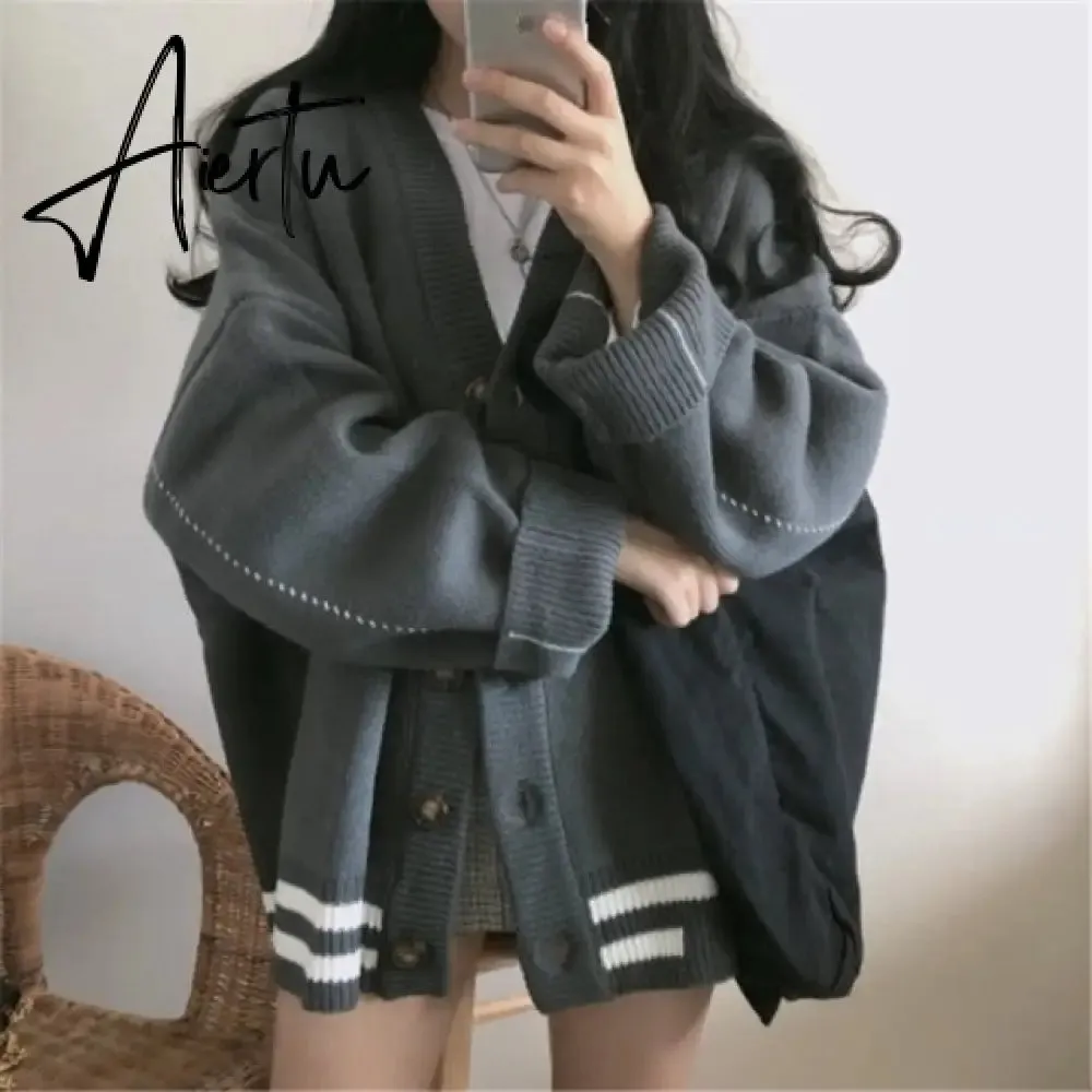 Women Knitted Cardigans Sweater Winter Solid Basic Elegant New Tops Oversized Autumn Female Warm Casual Outerwear Jersey Mujer