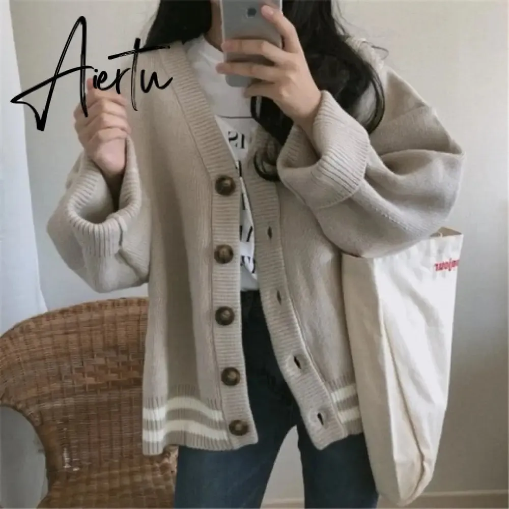 Women Knitted Cardigans Sweater Winter Solid Basic Elegant New Tops Oversized Autumn Female Warm Casual Outerwear Jersey Mujer