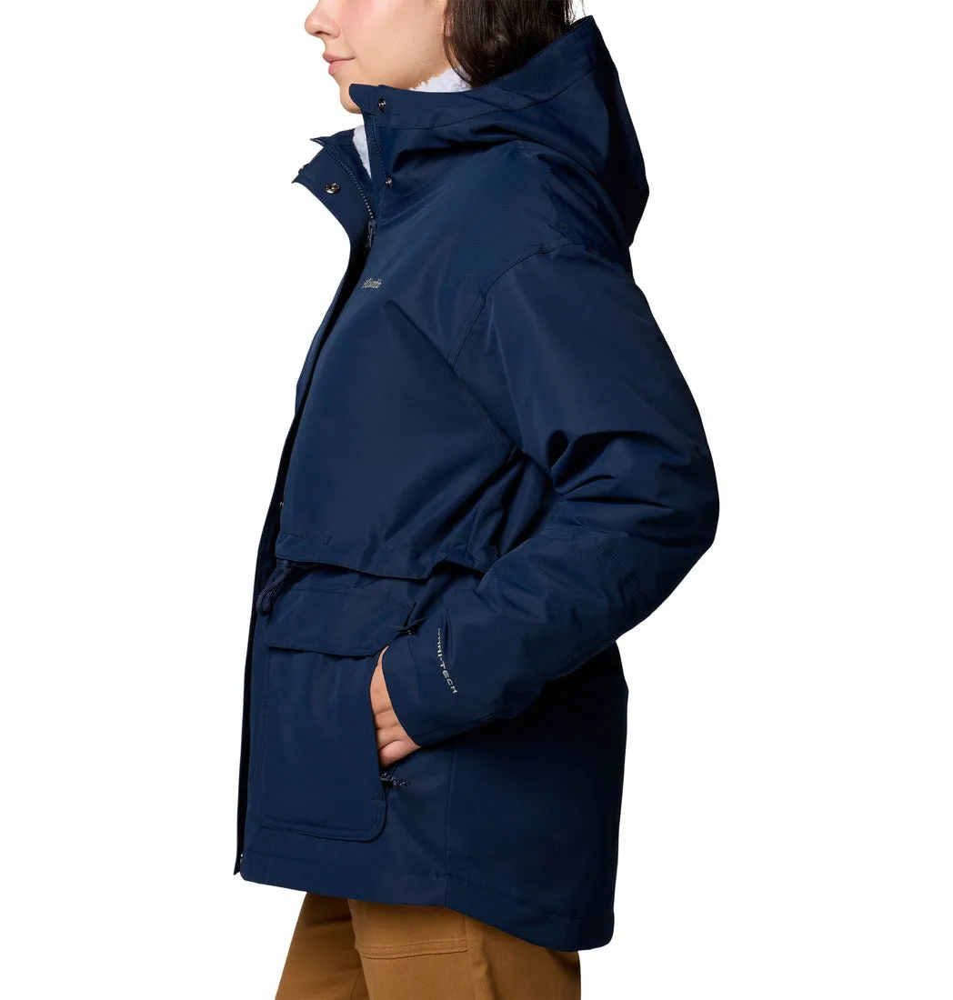 WOMEN'S DROP RIDGE II INTERCHANGE JACKET - COLLEGIATE NAVY