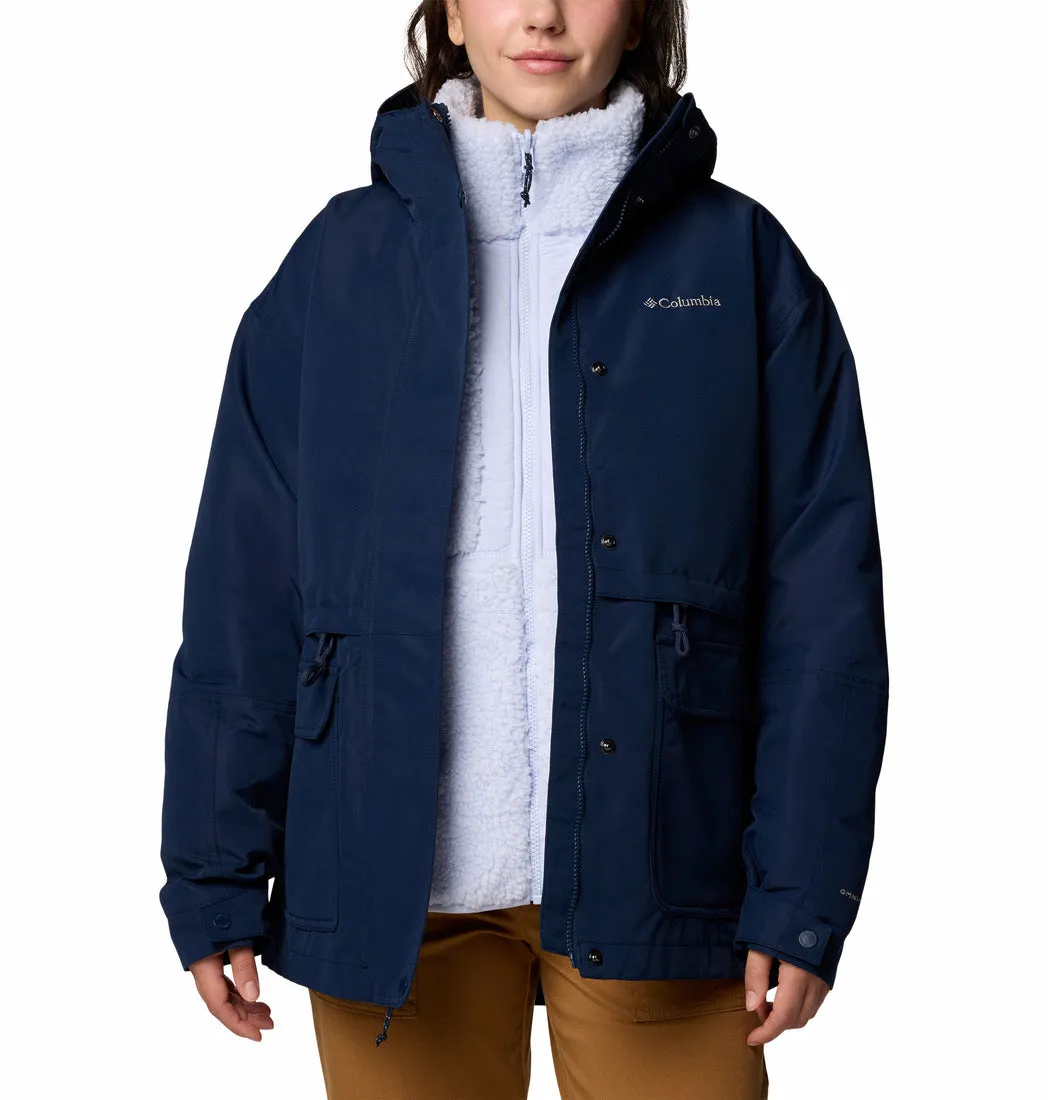 WOMEN'S DROP RIDGE II INTERCHANGE JACKET - COLLEGIATE NAVY