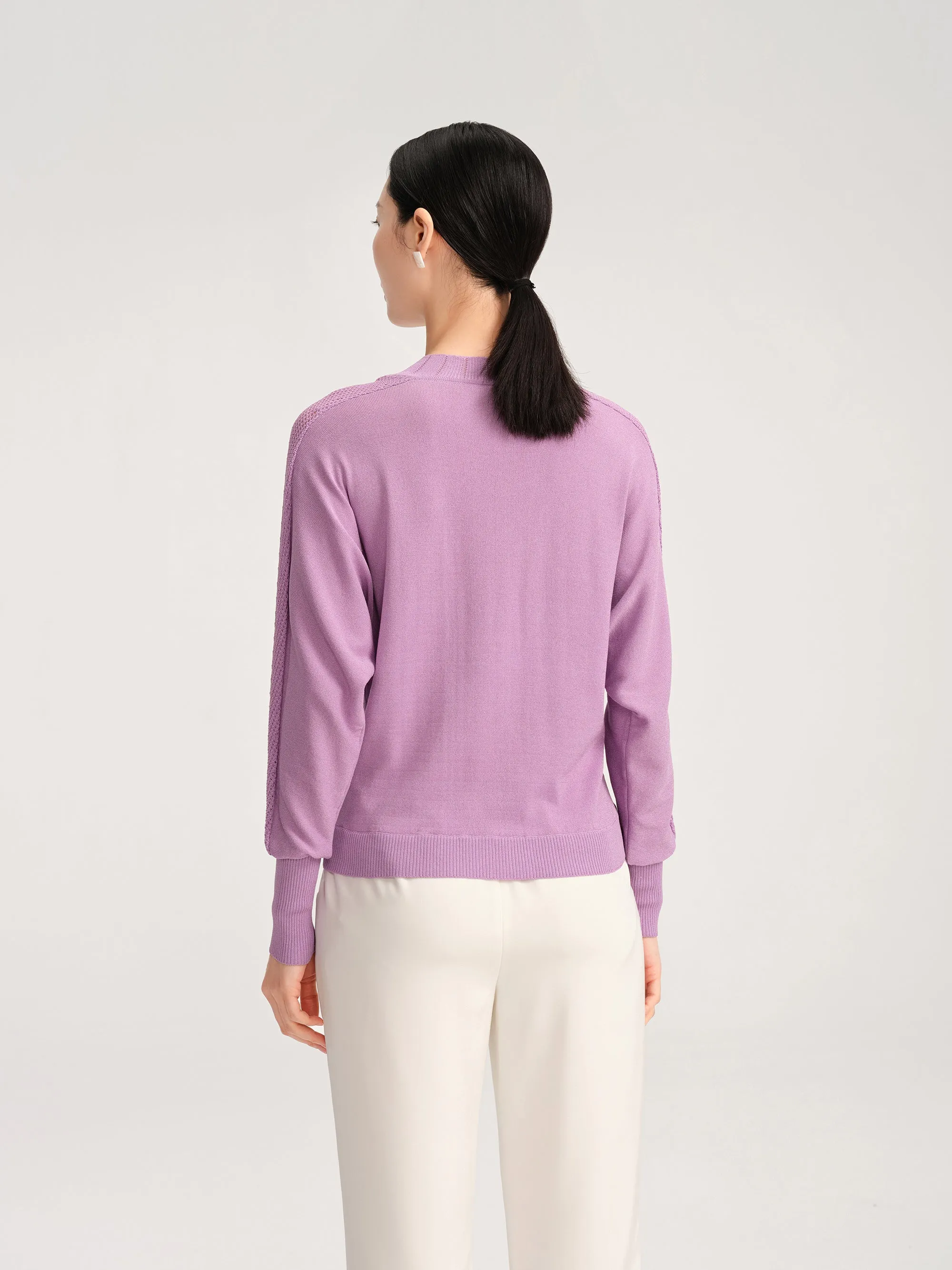 YAYING Elegant Crewneck Knit Sweater